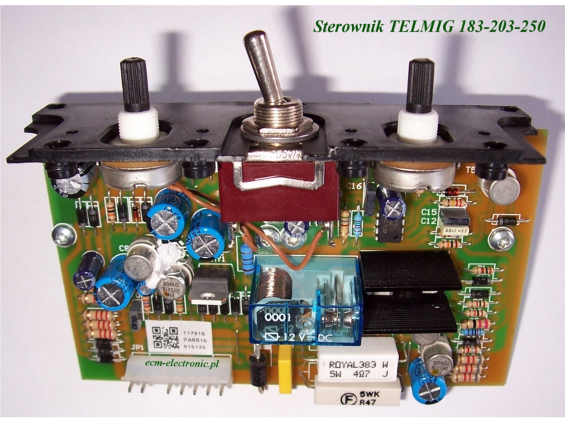 Płytka sterowania półautomatu spawalniczego TELMIG 183-203-250